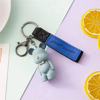 Nordic Bow-Tie Bear Keychain