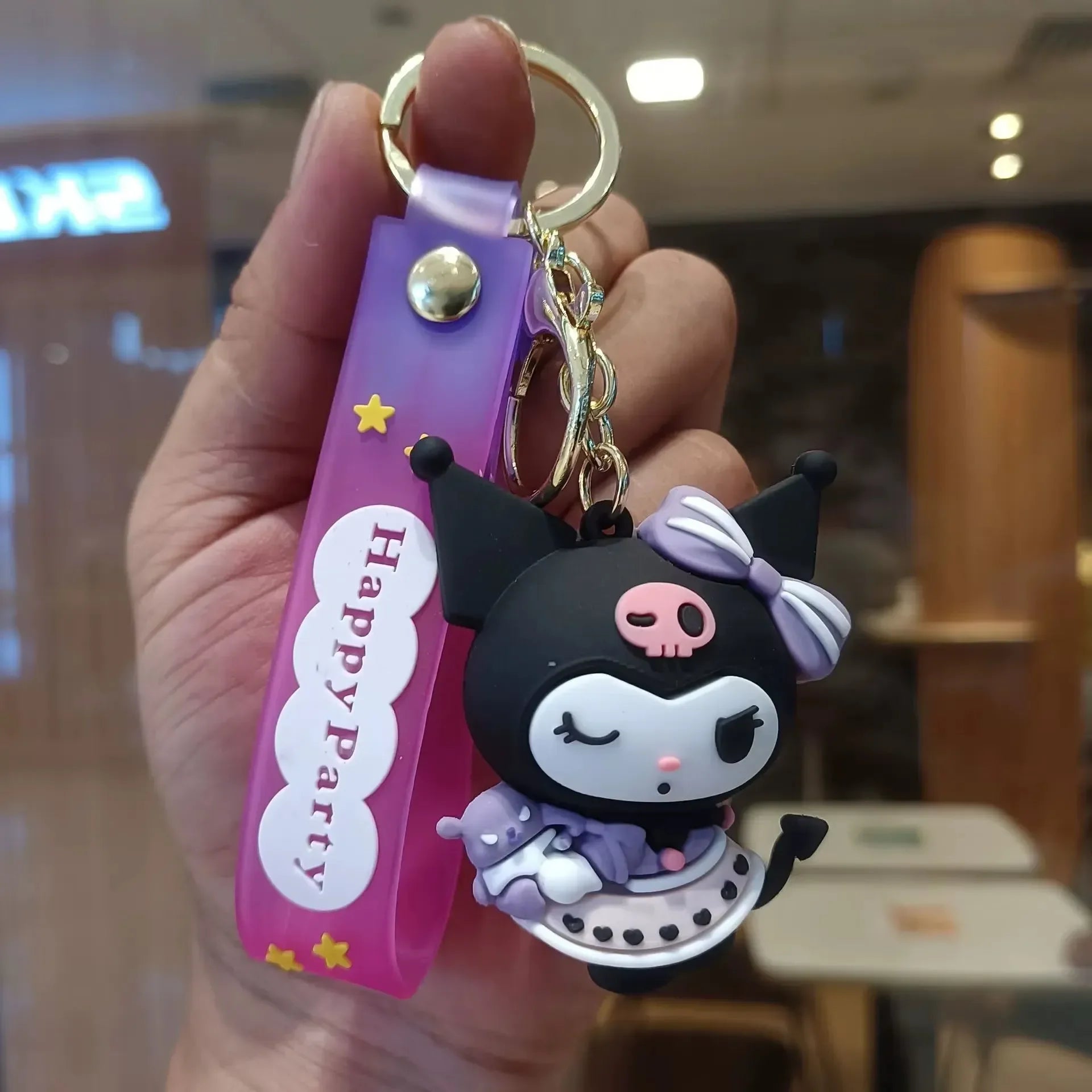 Porte-clés 3D Kuromi Spooky Chic 