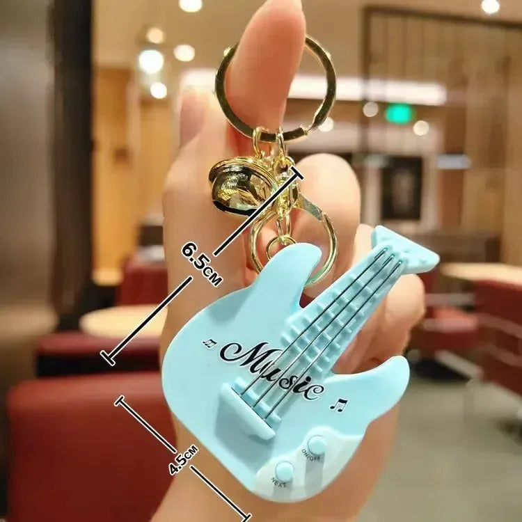 Rocking Riff Guitar Style Keychain