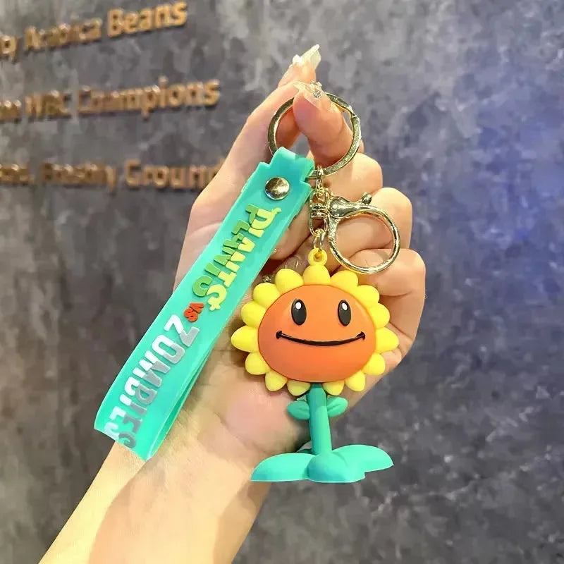 Quirky Plants vs Zombies 3D Keychain