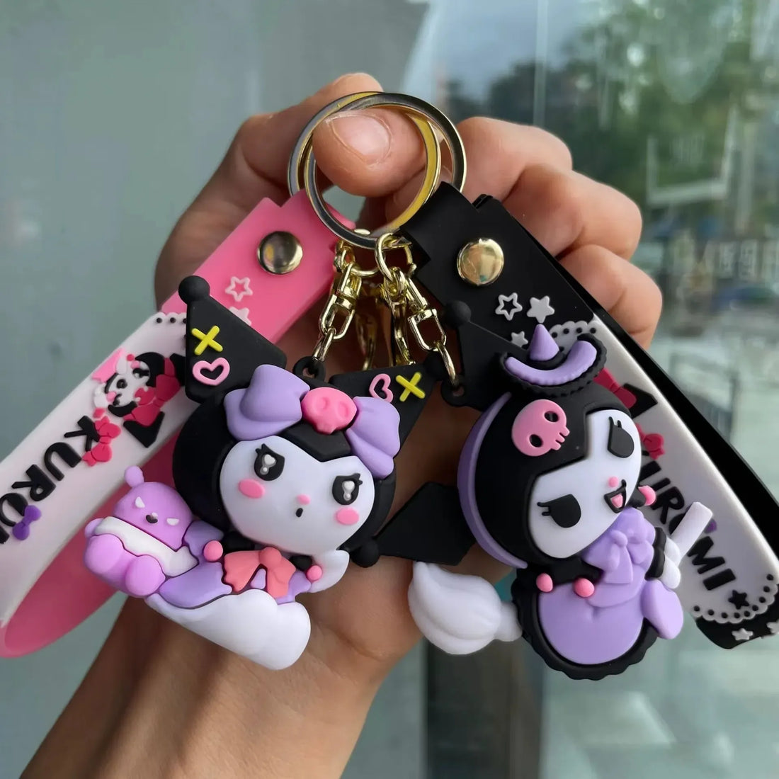 Kawaii Kuromi Many Moods Keychain