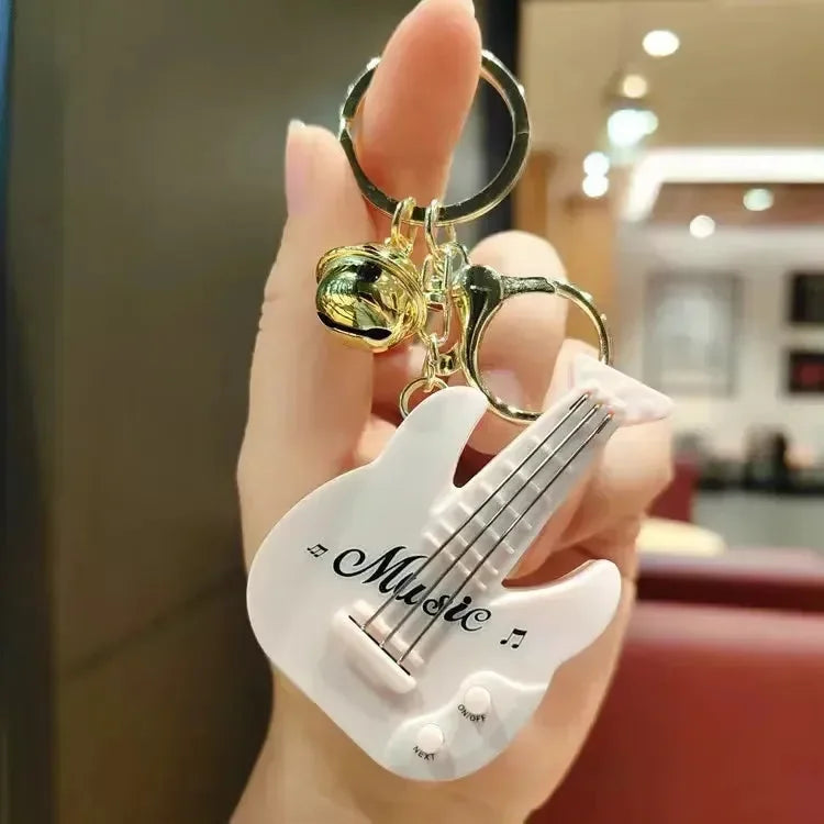 Rocking Riff Guitar Style Keychain