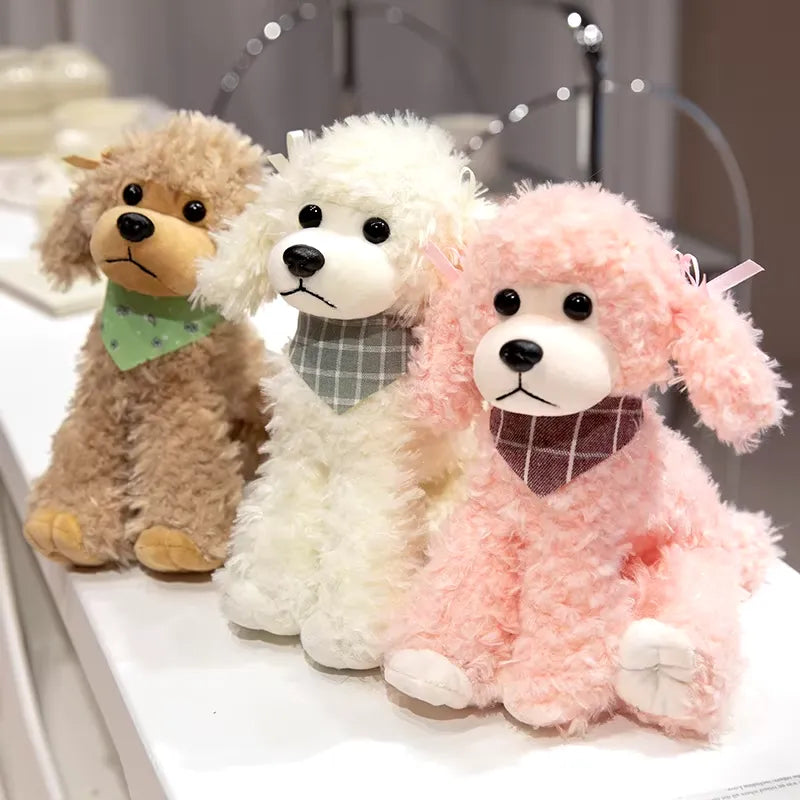 Adorable Scarf Poodle Plush