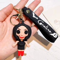 Gothic Coraline 3D Keychain