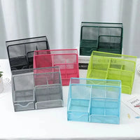 Metal Mesh Multipurpose Desk Organiser