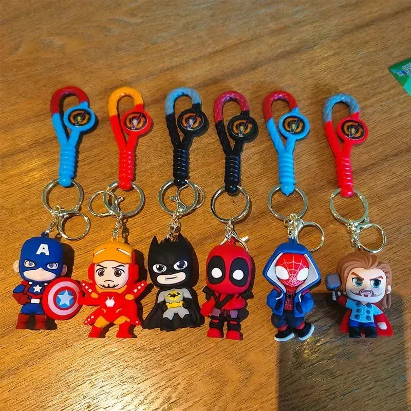 Superheroes Assemble 3D Keychain