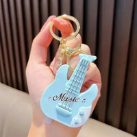 Rocking Riff Guitar Style Keychain