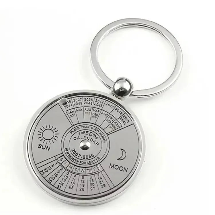 50 Years Perpetual Calendar Keychain