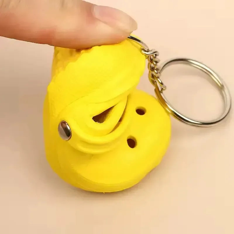 Clogging Along Mini Crocs Keychain