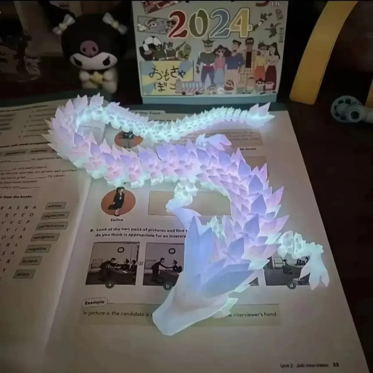 Lumina Scale 3D Crystal Dragon