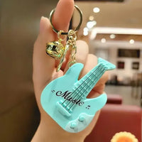 Rocking Riff Guitar Style Keychain