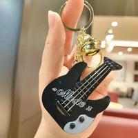 Rocking Riff Guitar Style Keychain