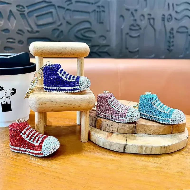 Bling Kicks Rhinestone Sneaker Keychain