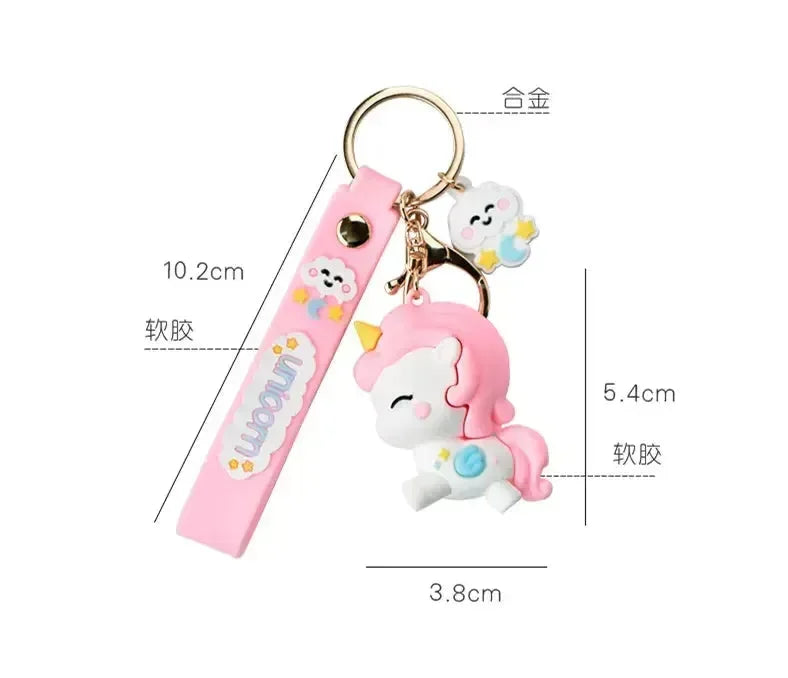 Dreamy Unicorn 3D Keychain