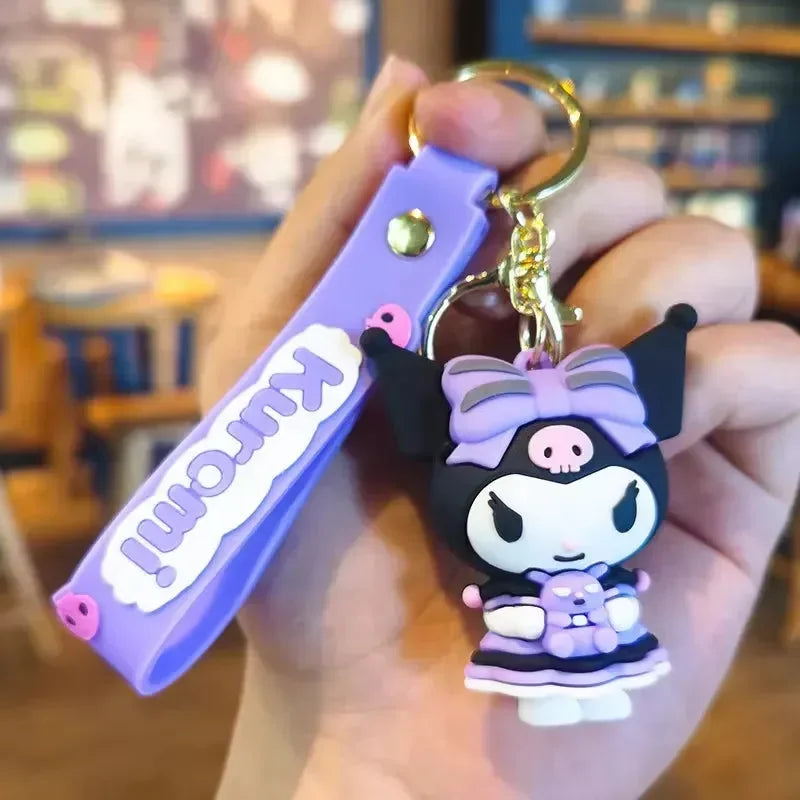Kuromi Style Squad 3D Keychain