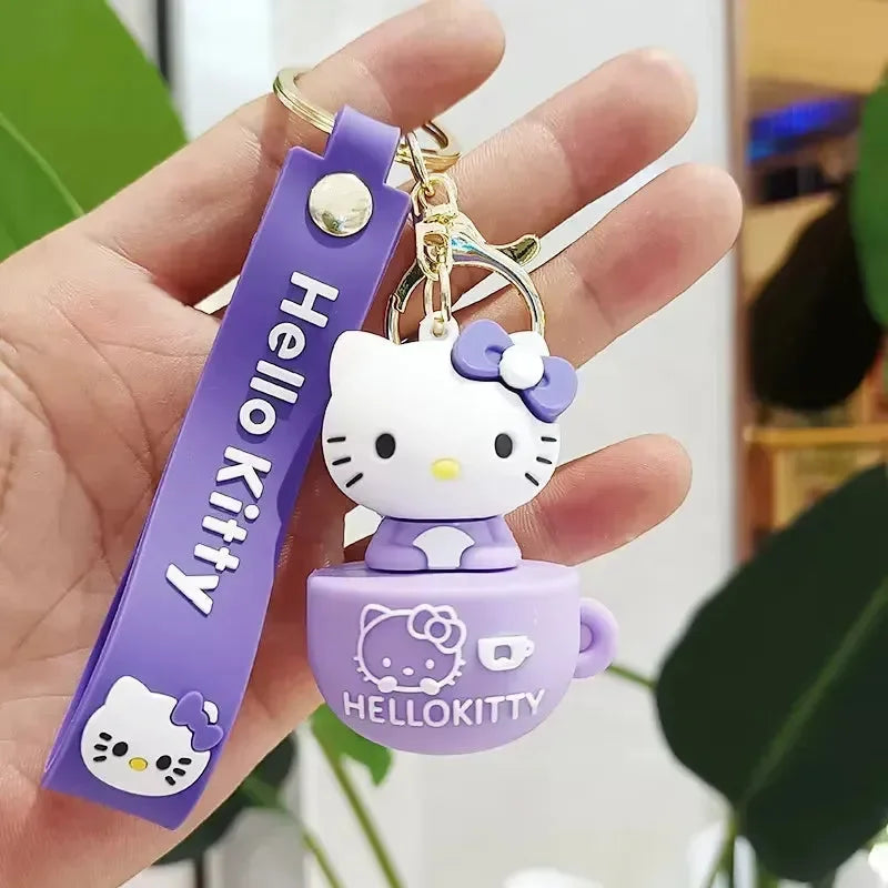 Hello Kitty Sweet Sip 3D Keychain