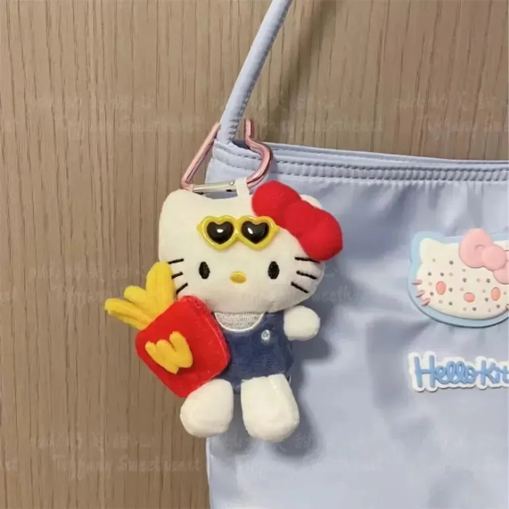 Hello Kitty McD Fries Plush Keychain