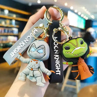 Moon Knight Crescent Crew Keychain