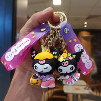 Porte-clés 3D Kuromi Spooky Chic 