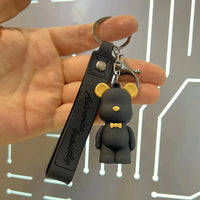 Nordic Bow-Tie Bear Keychain