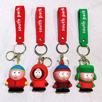 Quirky South Park Squad Keychain