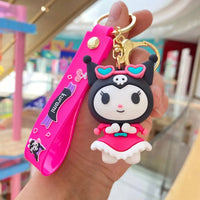 Kuromi Pink Rebellion Keychain