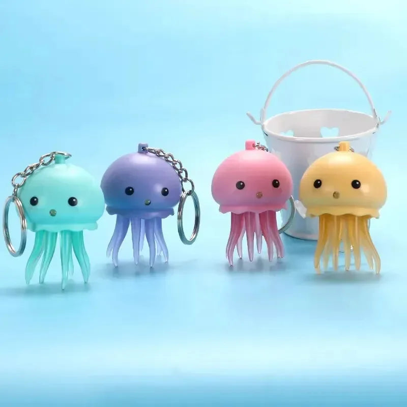 Glowing Jellyfish Keychain