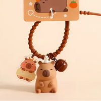 Quirky Charm Capybara Crew Keychain