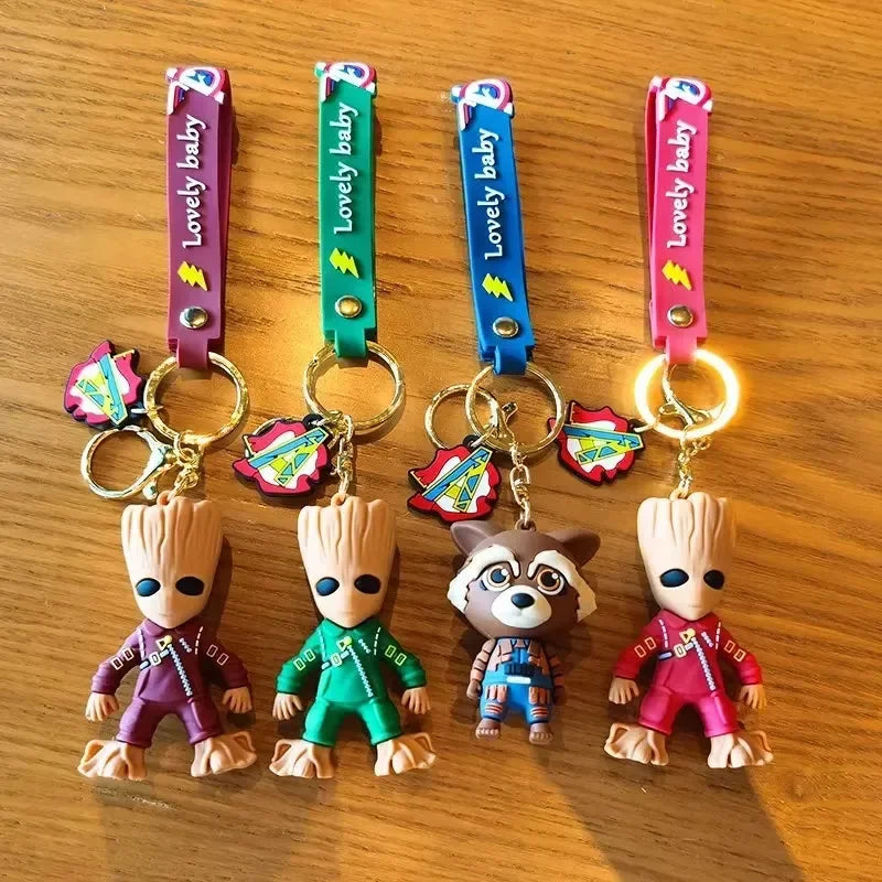 Groot Groovy Guardians Keychain