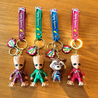 Groot Groovy Guardians Keychain