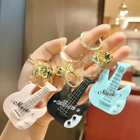 Rocking Riff Guitar Style Keychain