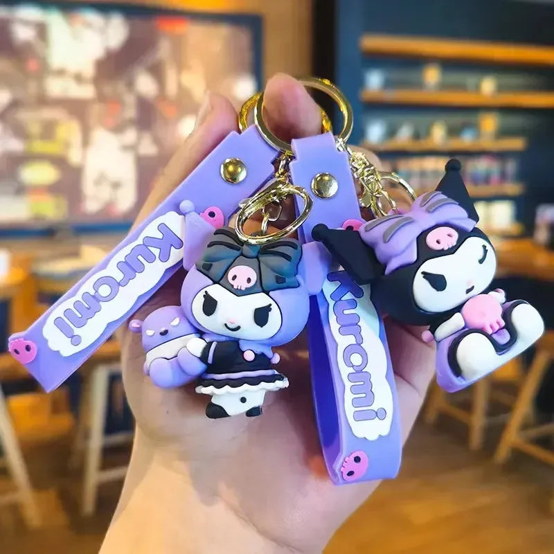 Kuromi Style Squad 3D Keychain