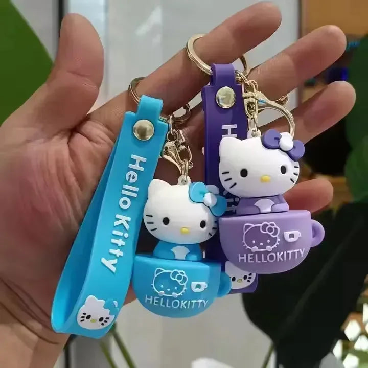 Hello Kitty Sweet Sip 3D Keychain