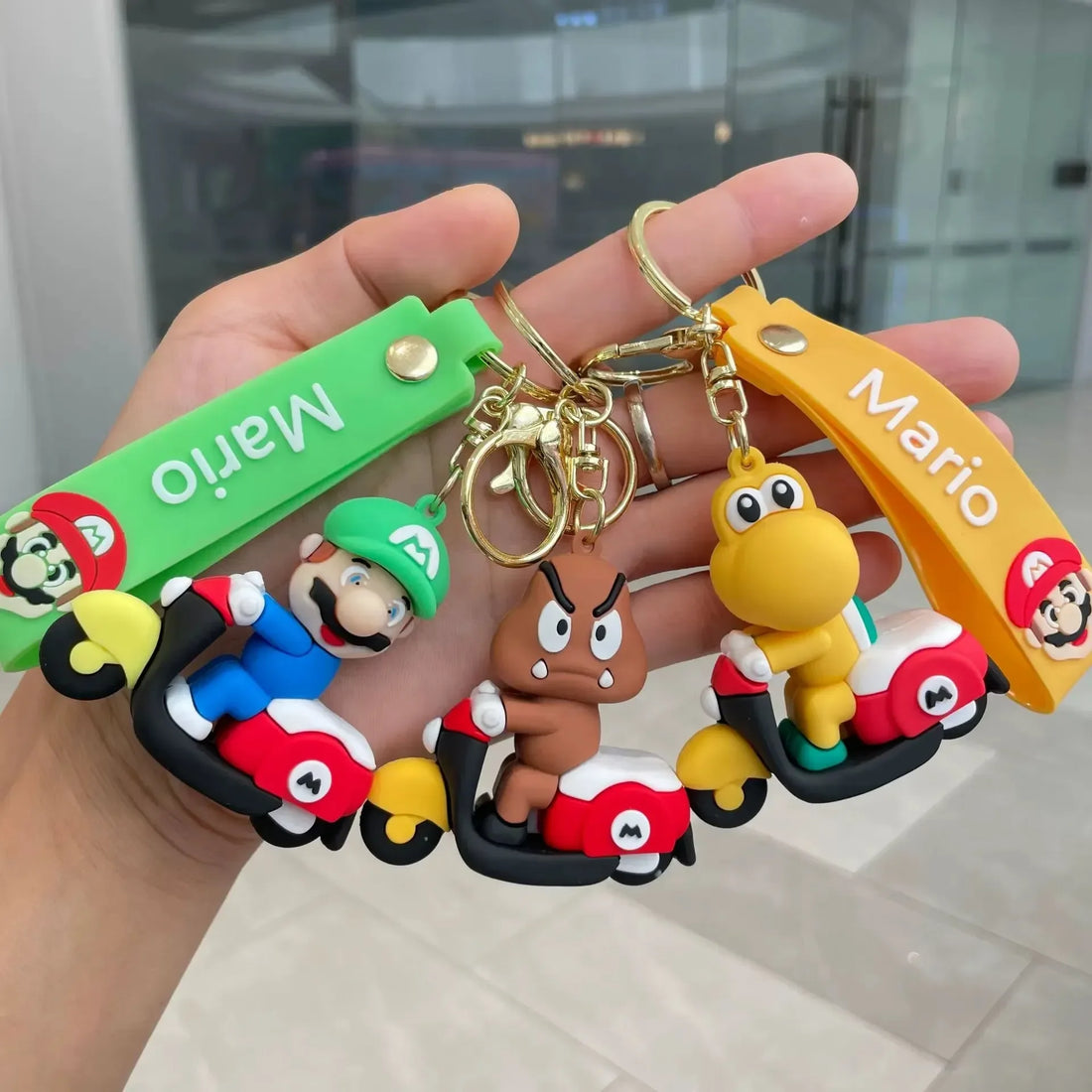 Mario Scooter Scoot Crew Keychain