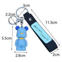 Nordic Bow-Tie Bear Keychain