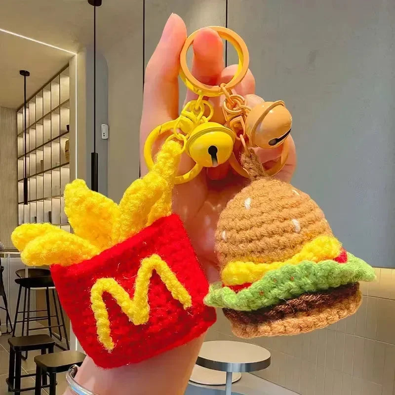 McD Cravings Crochet Keychain