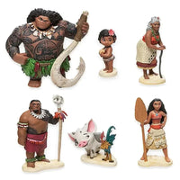 Figurines d'action Vaiana d'Ocean's Allies (lot de 5) 