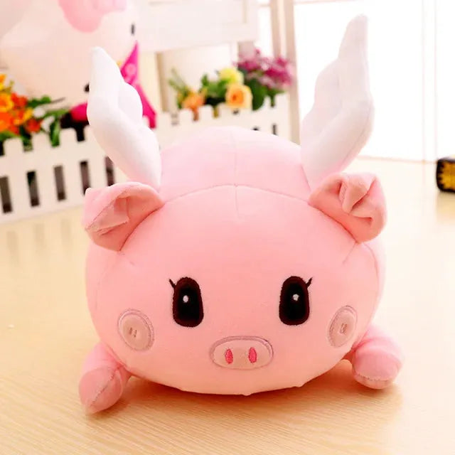 Flying Piggy Pillow Plushie (45 cm)