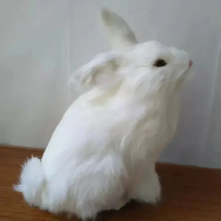 Real Looking Stuffed Rabbit (22 cm)