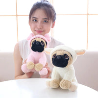 Stuffed Simulation Dogs Plush Pug Lovely Puppy Pet Toy Plush Animal Toy Children Kids Birthday Christmas Gifts - Bear Hugs
