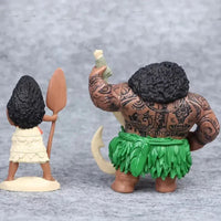 Figurines d'action Vaiana d'Ocean's Allies (lot de 5) 