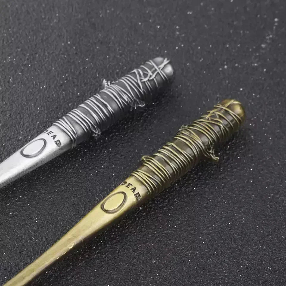 Negan Baseball Bat Metal Keychain