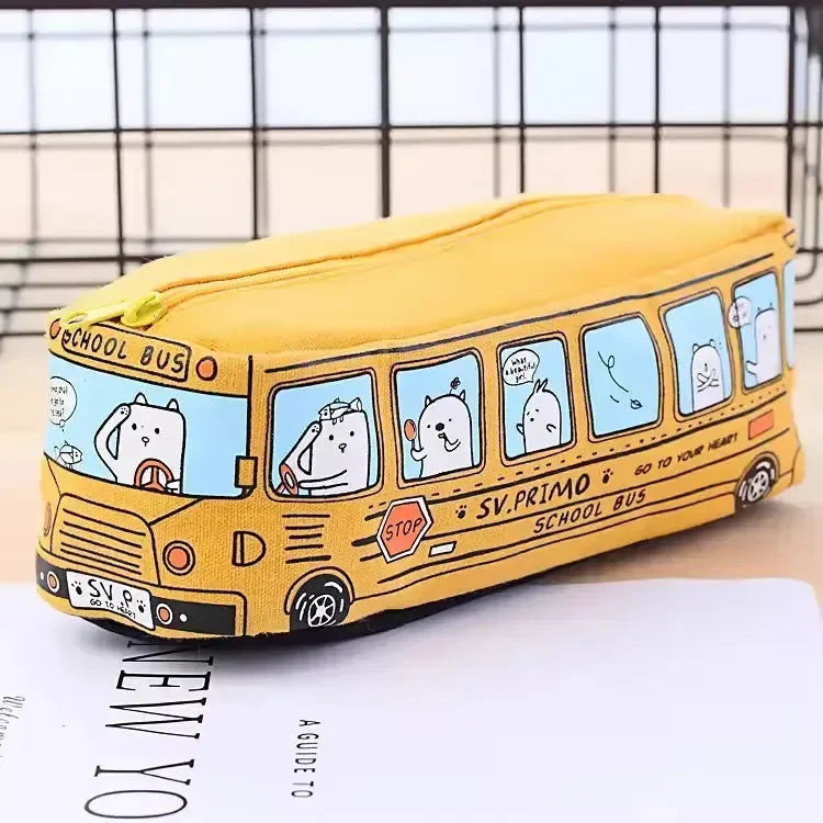 All Aboard Creative Bus Pencil Pouch