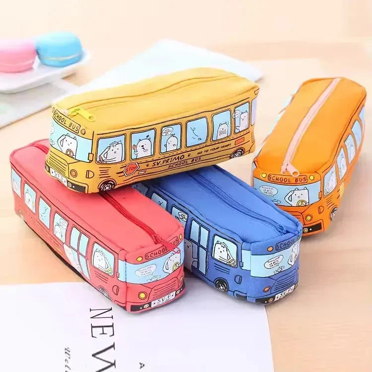 All Aboard Creative Bus Pencil Pouch