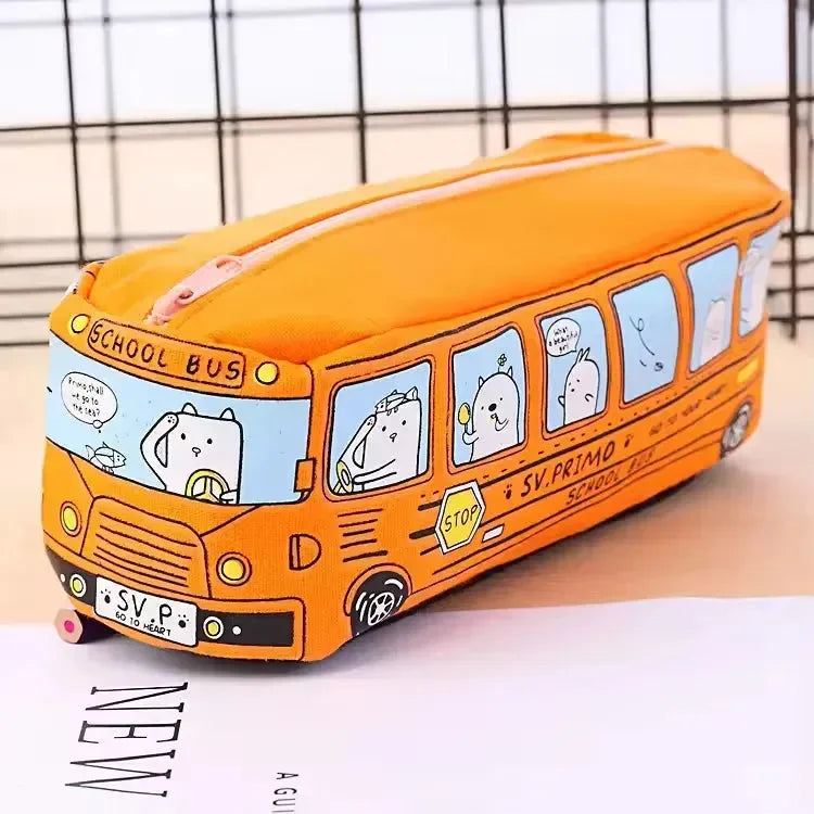 All Aboard Creative Bus Pencil Pouch