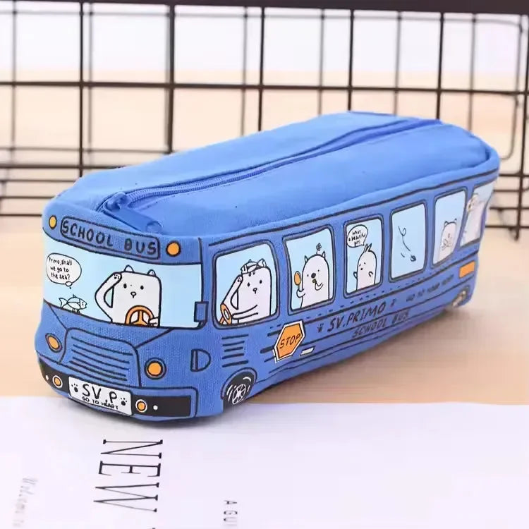 All Aboard Creative Bus Pencil Pouch