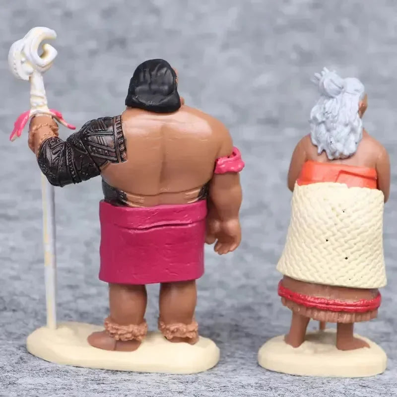 Figurines d'action Vaiana d'Ocean's Allies (lot de 5) 