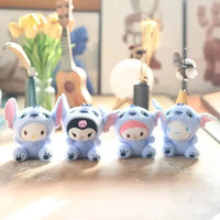 Stitch-Suited Sanliou Plush Keychain