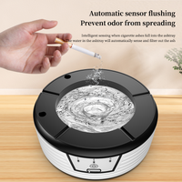 Odor-free Auto Flush Ashtray