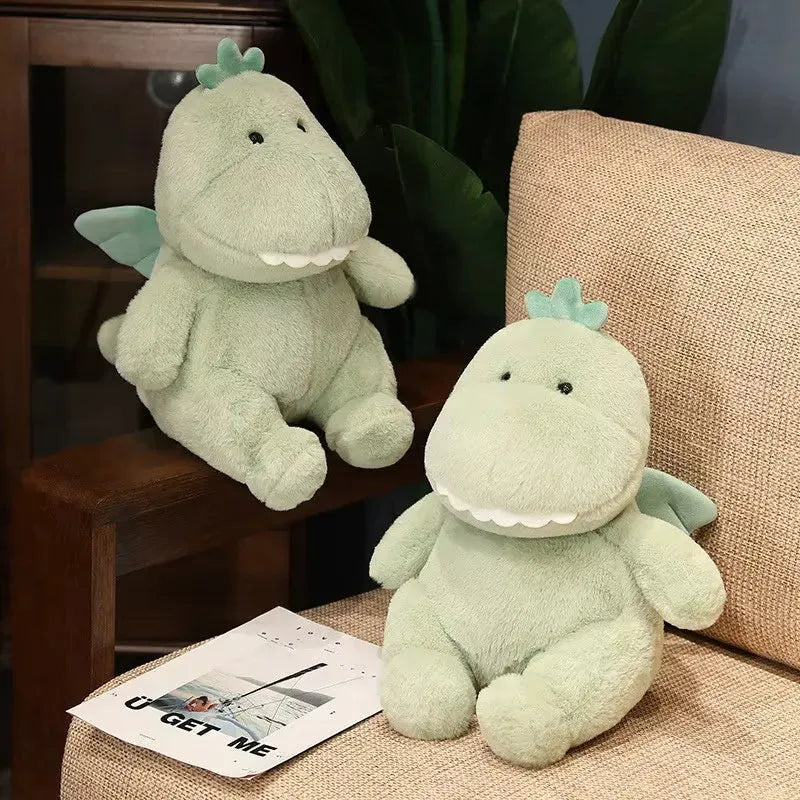 Green Small Eyed Dino Plushie